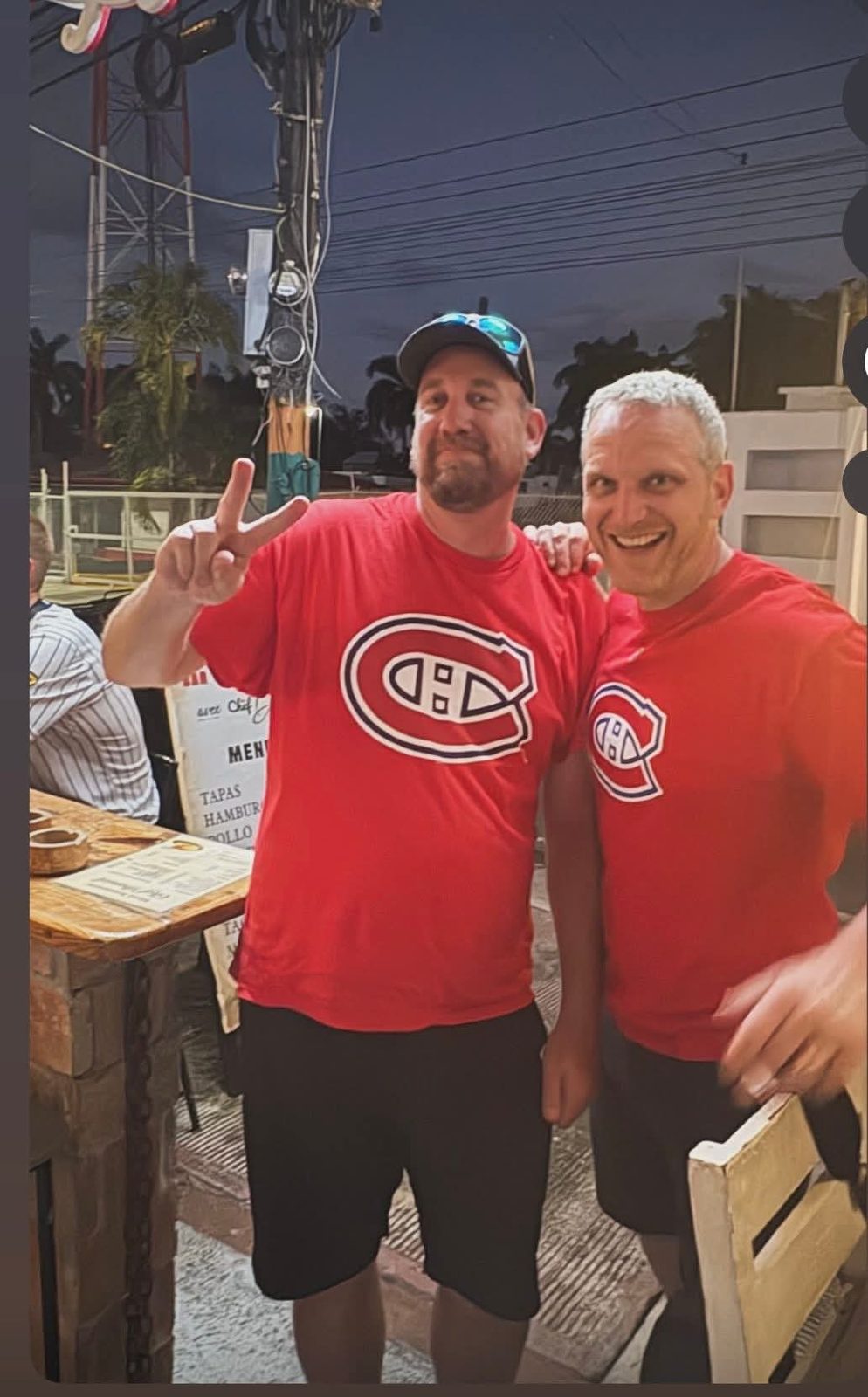 Two Canadiens fans at Sparrow